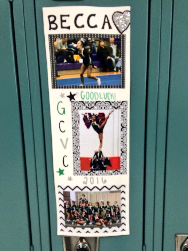 GC_Cheer's tweet image. S/O to GCJV for our beautiful locker signs!! #sectionalsweek