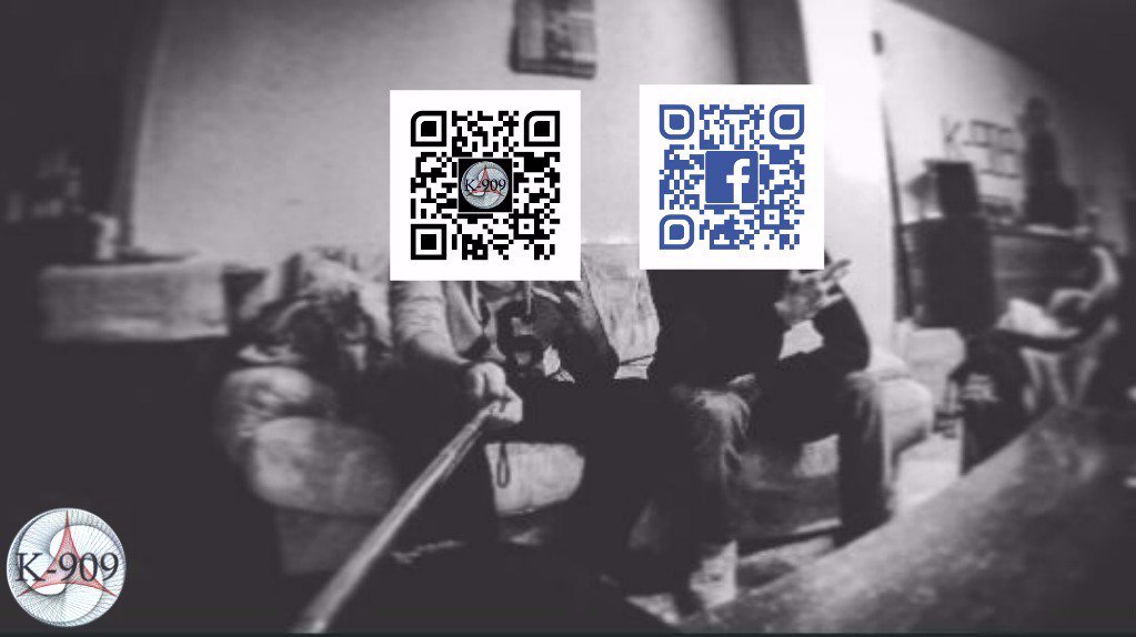 WE ARE K-909! 
SCAN OUR FACES!
#SAVETHEUNDERGROUNDMUSIC
