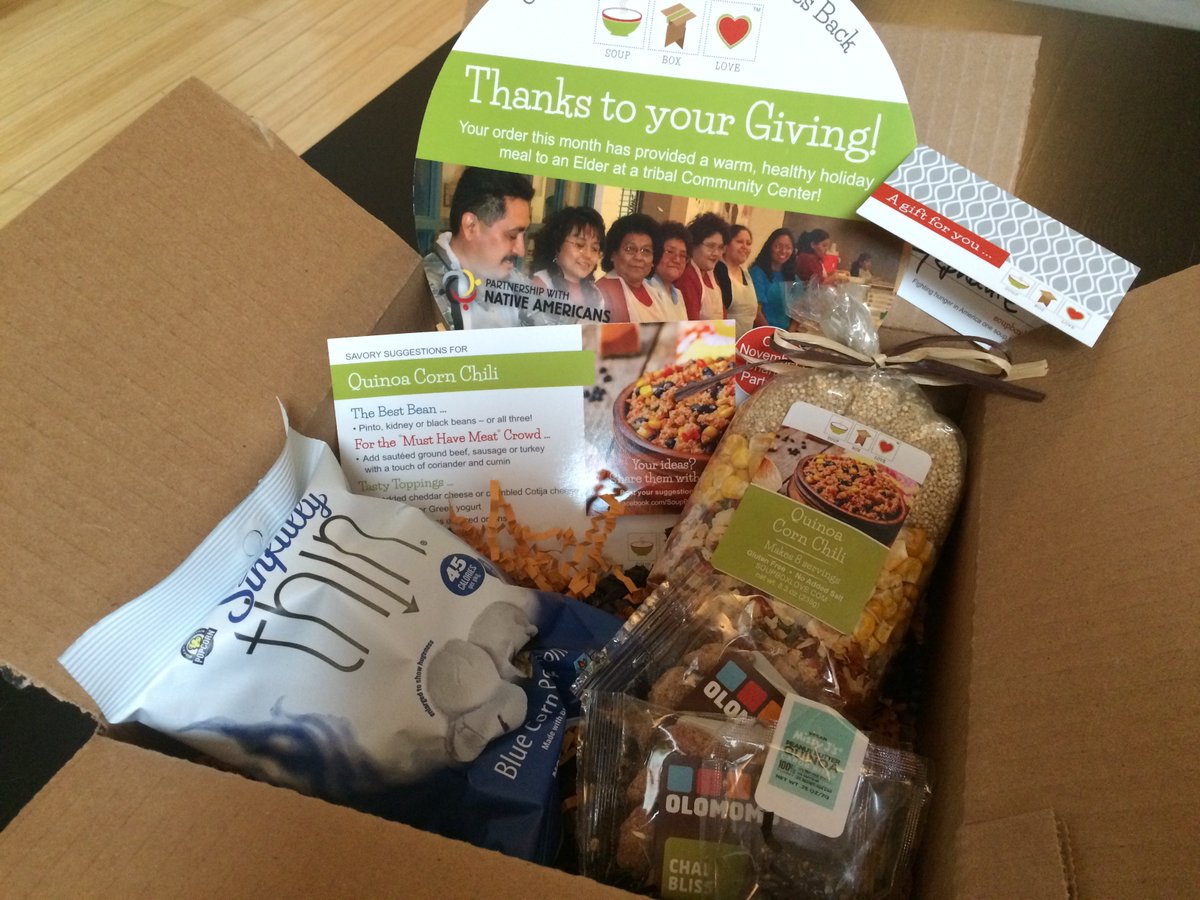 SoupBoxLove's tweet photo. Give the gift of warm soup - support orgs fighting hunger in the US! Packages start at $40: https://t.co/LiILB2sQRy https://t.co/Dq7Z2YddzJ