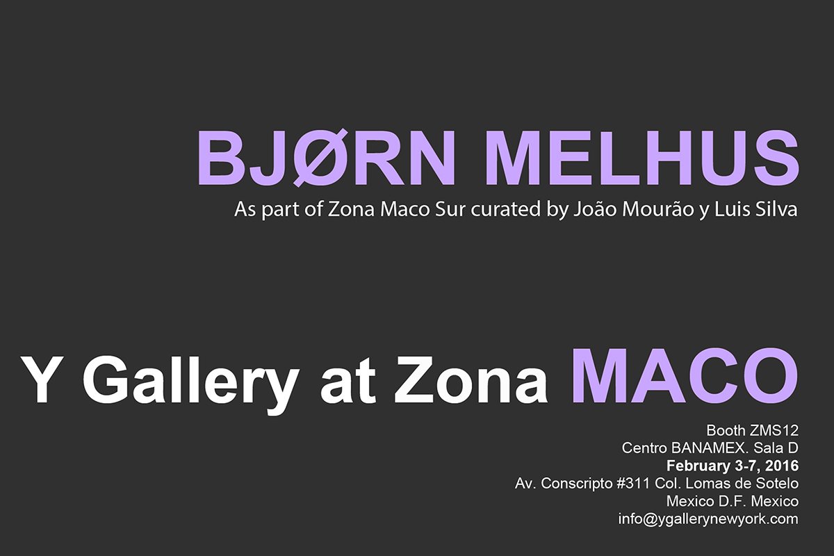 solo project with @YGalleryNY <a href="/ZonaMaco/">ZⓢONAMACO</a>