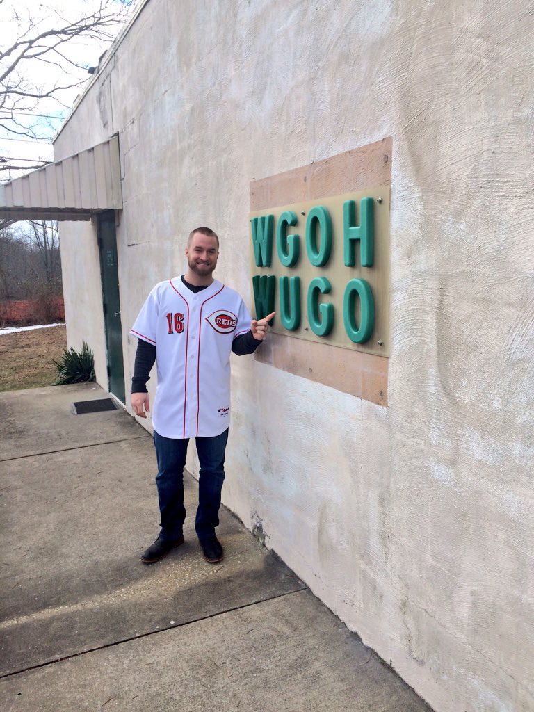 Reds's tweet image. The boys from the East Tour check in for Grayson, Ky #RedsCaravan