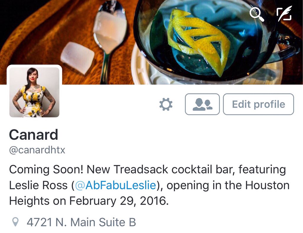 .<a href="/canardhtx/">Canard</a> is now live on Twitter, Facebook and Instagram! Follow along for news and updates! #canardhtx