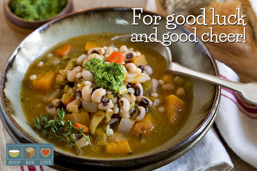 SoupBoxLove's tweet photo. Tasty tip: Make our Black-Eyed Pea soup even more delicious by adding Andouille sausage! https://t.co/HfXLP83Yhb https://t.co/Jdu9qFxr5z