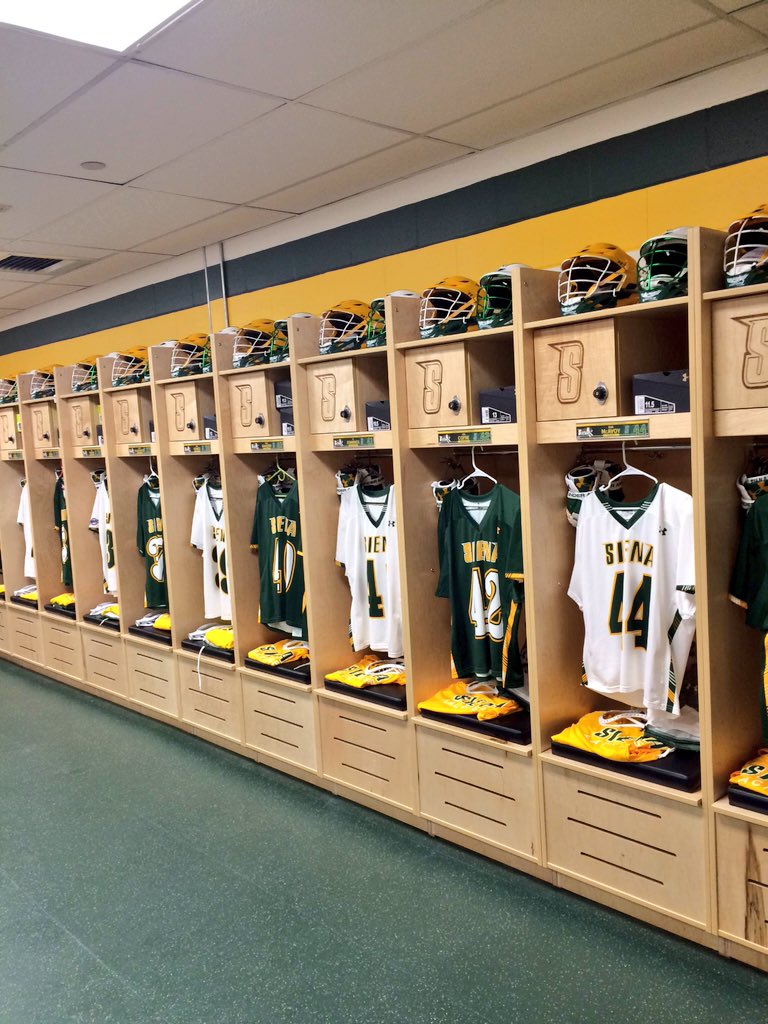 SienaSaints's tweet photo. Check out the new-look @SienaLacrosse locker room! HUGE THANK YOU to everyone who made the project possible! 👌🏻👏🔥 https://t.co/pZG0D73vWk