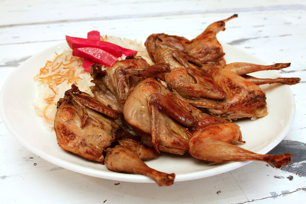 SaharaGrill's tweet photo. Our tender Quail, seasoned and charbroiled to perfection. https://t.co/MsK5yXrmru