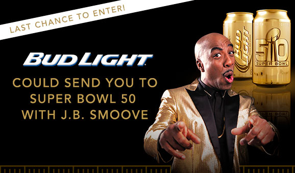 MinibarDelivery's tweet photo. Last chance to enter to win @BudLight 's #GoldenDelivery Sweepstakes #SuperBowl50 https://t.co/AbaFz4eDDa