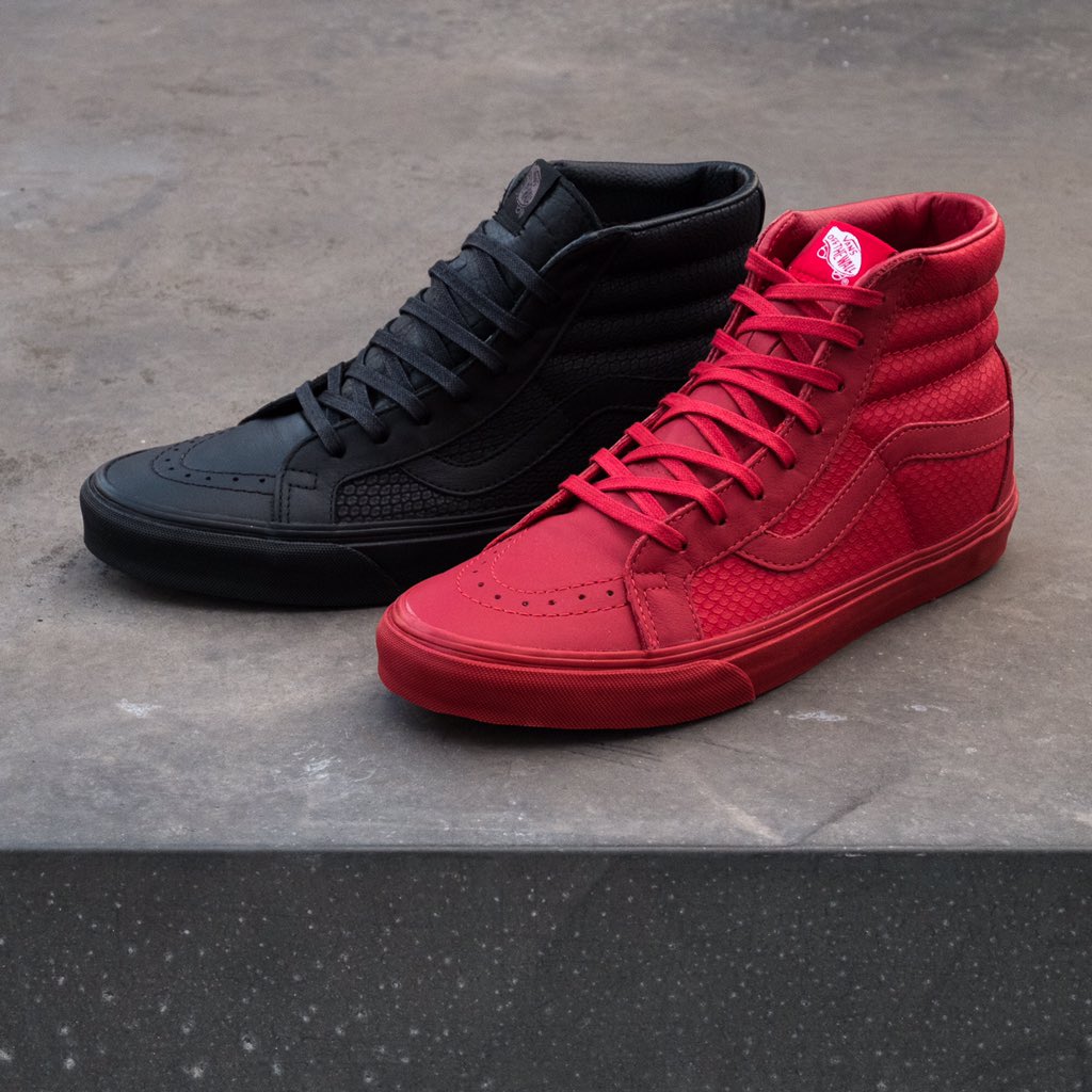 Men's shoes Vans Sk8-Hi Reissue Snake Leather Black