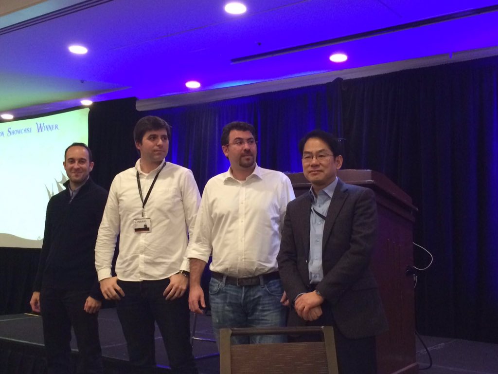 mario2t's tweet photo. And the #ecdready presales innovation showcase was the ice on the cake. Mobile, cloud, IA, D2...and a raspberry API! https://t.co/UUTPhYnqbD