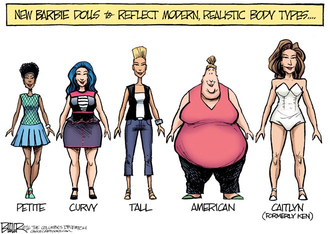 Don't miss my toon on the new Barbie body types: j.mp/1NFrxMj