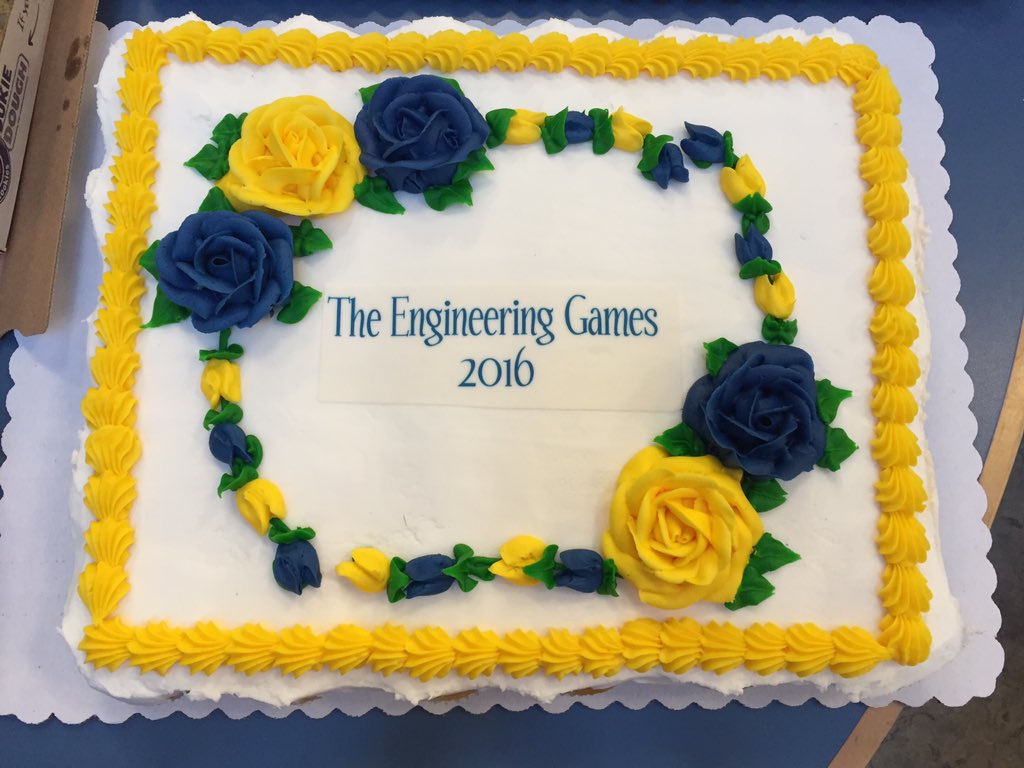 sweumich's tweet photo. Cupcake cake! #EngineeringGames https://t.co/FCb4OXTUPm