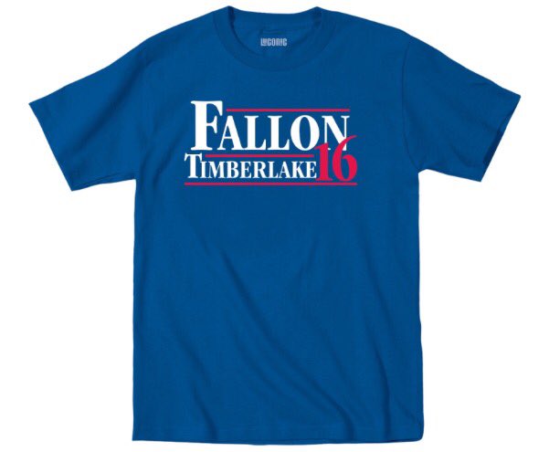 JFalJTim's tweet image. Get your #FallonTimberlake16 shirt if you haven't already &amp;amp; support the cause!