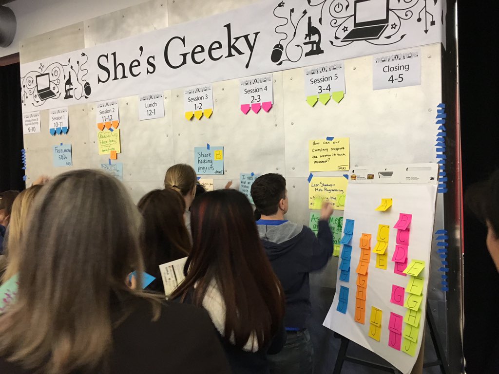 shesgeeky's tweet image. #Shesgeeky agenda is shaping up nicely! Decisions decisions
