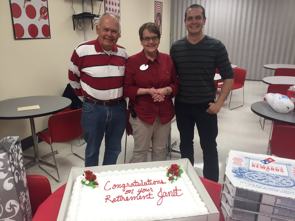 coreypeters22's tweet photo. Congratulations Janet! We will miss you and wish you nothing but happiness in retirement! #T1116 https://t.co/8vesKFUSmy