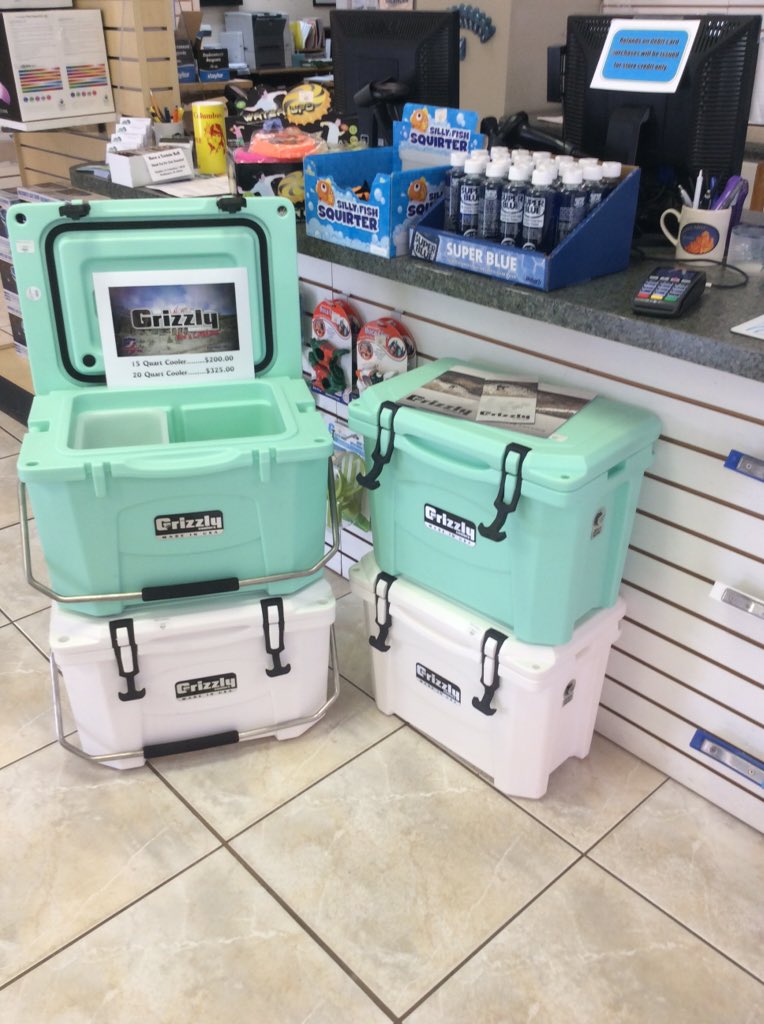 HPPClearChoice's tweet image. Check out our new stock of @GrizzlyCoolers ! They're made in the USA and have a lifetime warranty! 🐻🇺🇸