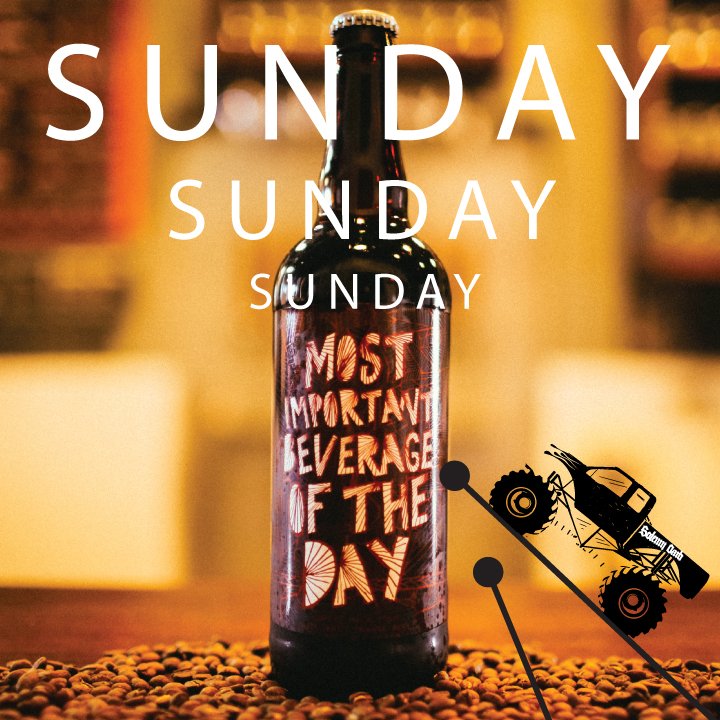Coffee milk stout with sweet orange people coming SUNDAY SUNDAY SUNDAY.