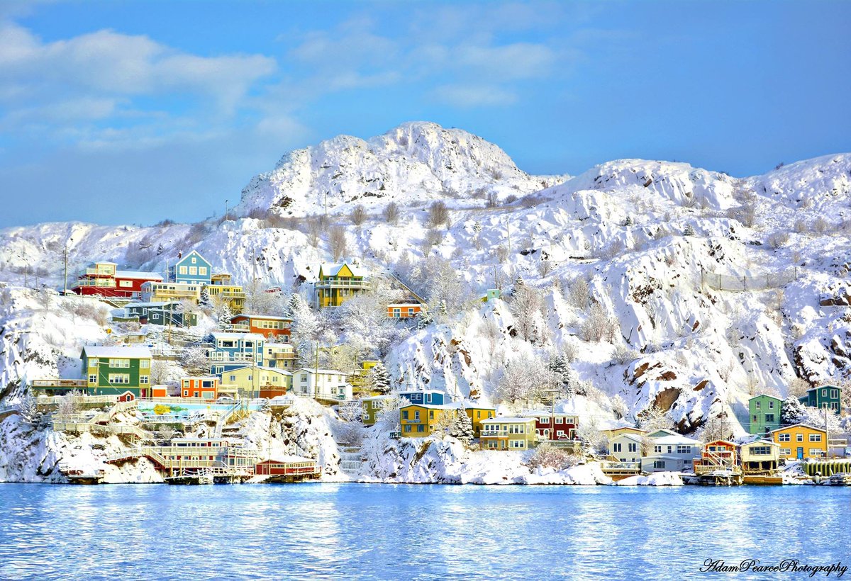 The colours of the Battery really pop under a fresh layer of snow! Thanks Adam Pearce for sharing. #ExploreNL