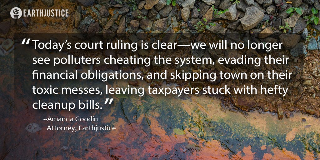 Earthjustice tweet picture