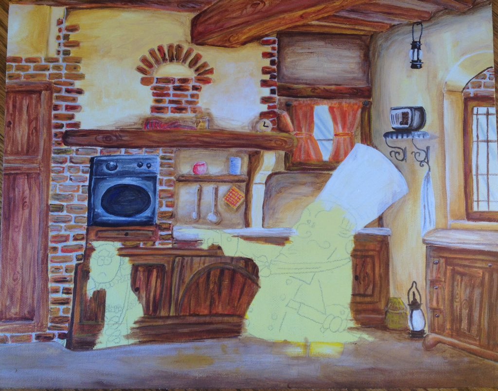 Still a work in progress (sigh), getting here. #art #painting #wip #acrylic #illustration #artwork #artist