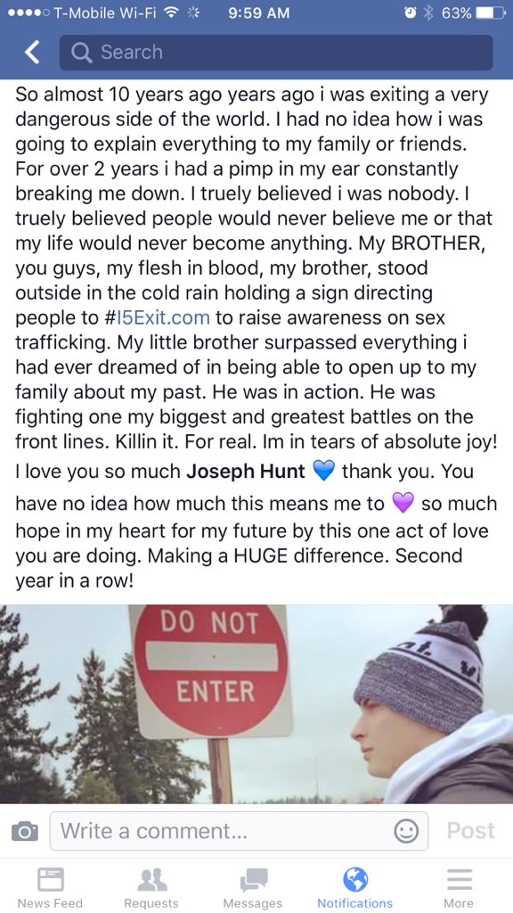 I5exit's tweet photo. There's always a story behind a photo: read this one, about a man holding an #I5exit sign at the #wilsonville exit.. https://t.co/vHNb0sRuFd