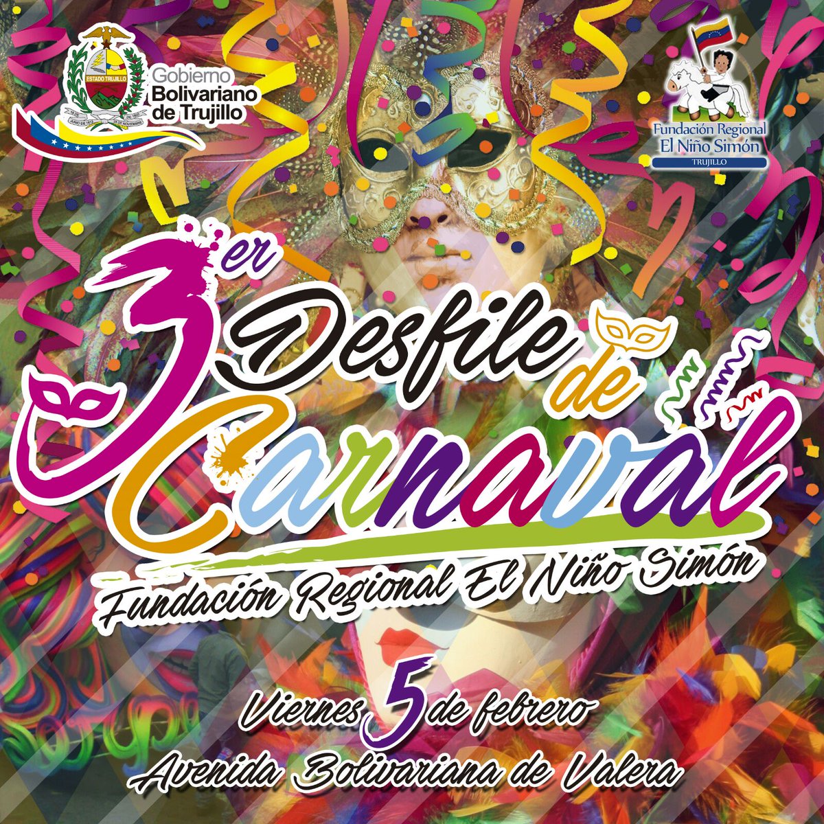 Muy pronto nuestros niños, niñas y adolescentes disfrutarán del #Carnaval2016 en la Av. Bolivariana. 10am <a href="/ajacquep/">Jacqueline Penaloza.</a>