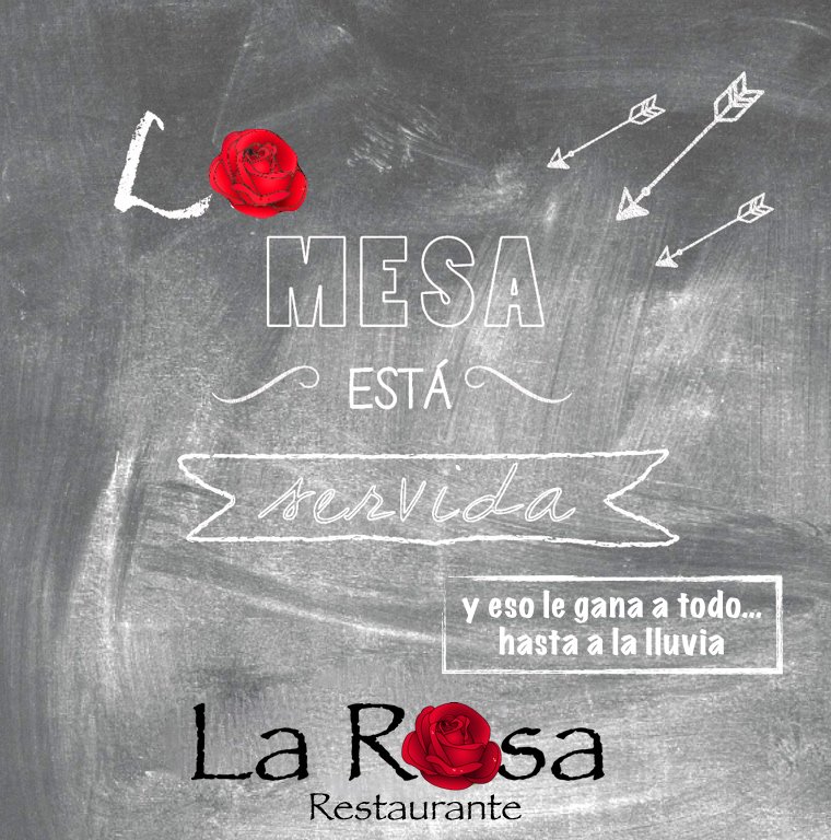 LaRosaMarbella's tweet image. La mesa esta servida y eso le gana  hasta a la lluvia #FelizViernes  #MesaLista  #tableready #happyfriday #lluvia