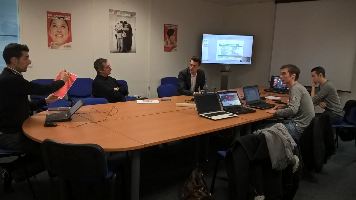 H_Deafcall's tweet photo. Quelques photos de notre réunion avec @acarpent59 @sogeti_fr qui s'est déroulée hier ! #deafcall #defiH https://t.co/kbZftKFsfM