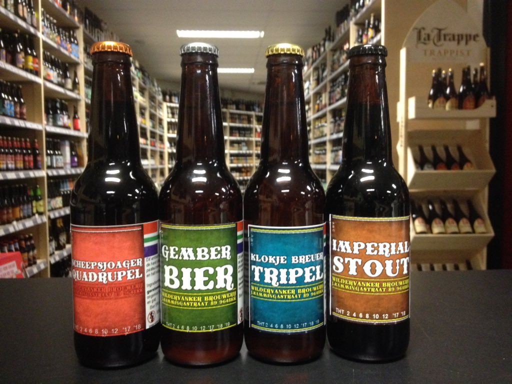 Nieuw bij ons in de bierwinkel bieren van de wildervanker brouwerij