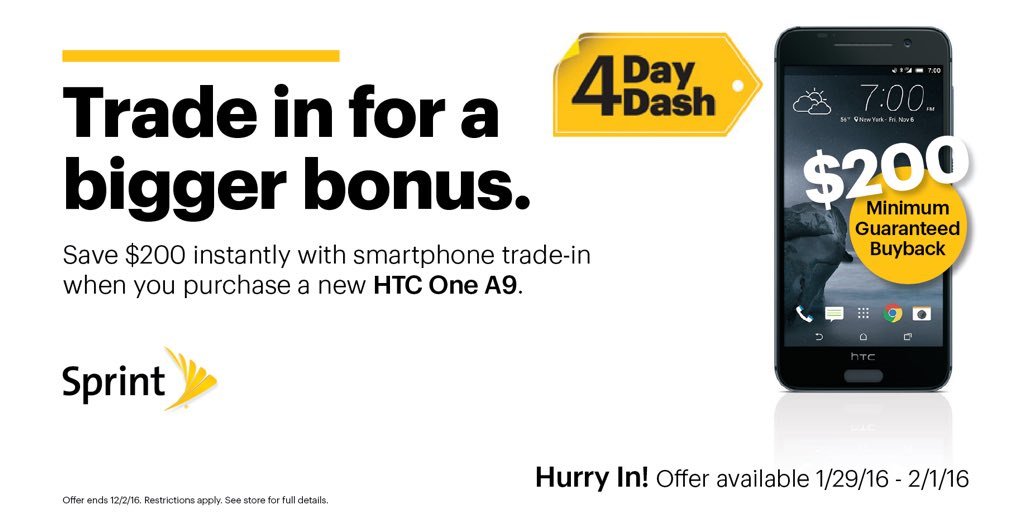 We've got that #FridayFeeling because you can save $200 this weekend @sprint. Visit a store for details