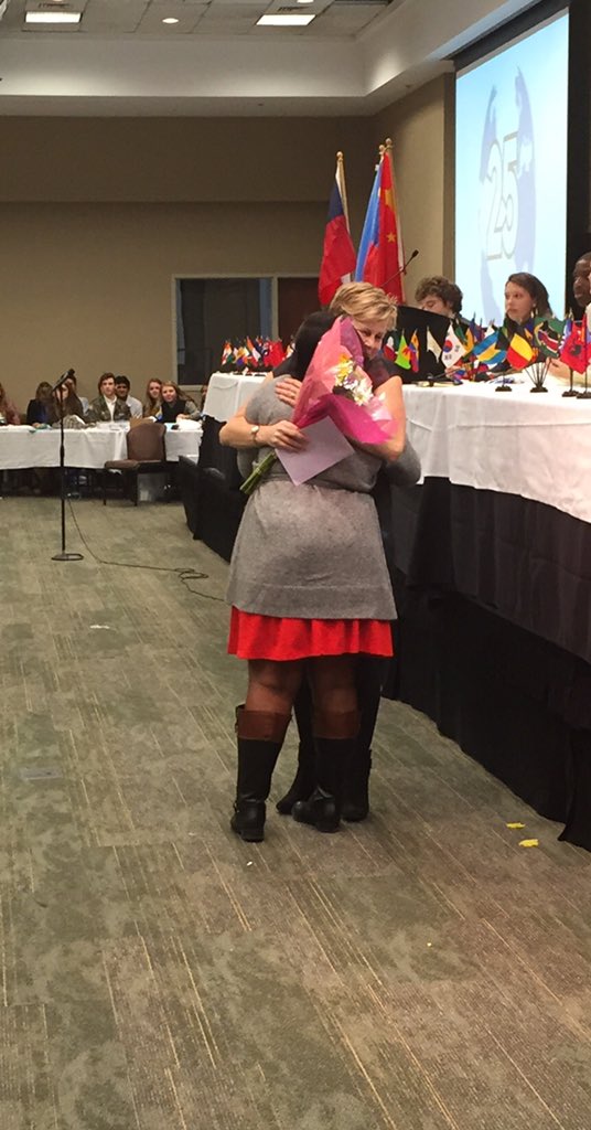 Thanks for all your hard work Mrs.Dublin!!! #JUNA2016 #25