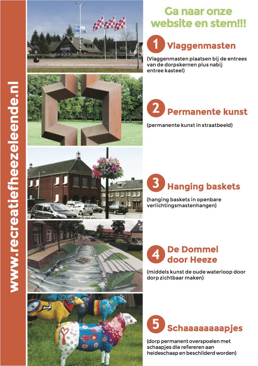 Stem nu via recreatiefheezeleende.nl en maak onze gemeente een stukje mooier!