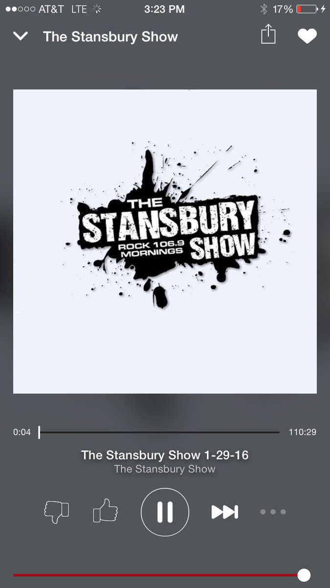 boomhower59's tweet photo. @StansburyShow thanks! https://t.co/rFVl8SdZPo
