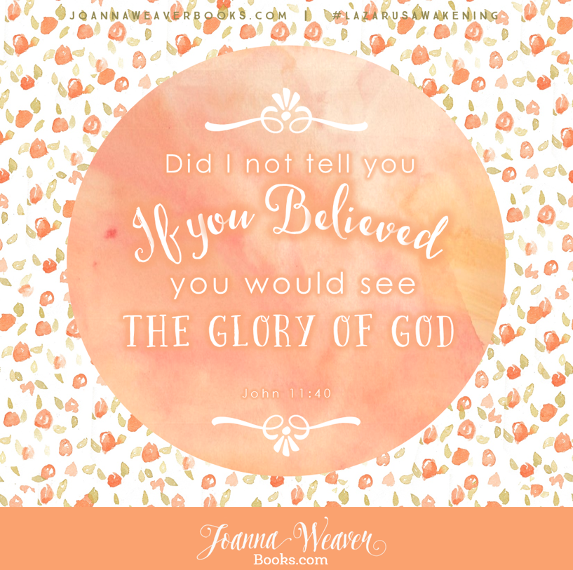 JoannaWeaverBks's tweet photo. What impossibility are you facing today that requires faith? #LazarusAwakening @JoannaWeaverBks https://t.co/LSsTjKiJxP
