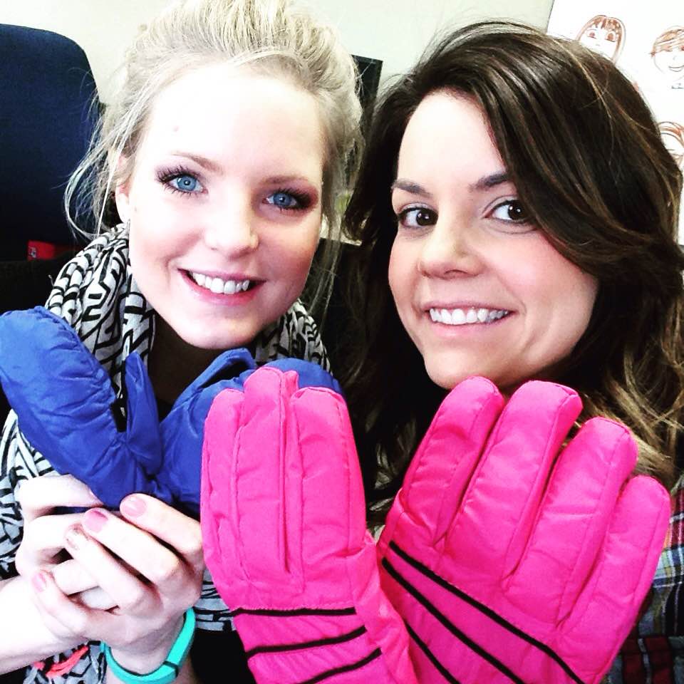 GenNextUW's tweet photo. GenNexters @samboyca &amp; @Says_kris have their #mittens for the @londonhomeshow #mittendrive..do u? #warmhandwarmheart https://t.co/E6krDCrzJE