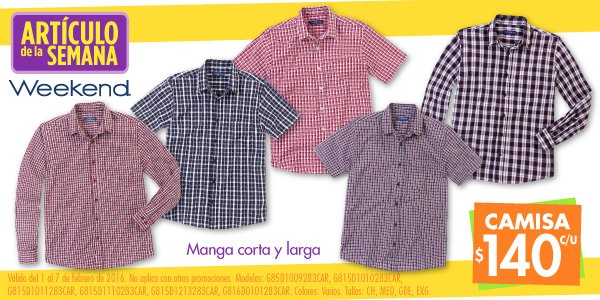 suburbia camisas caballero