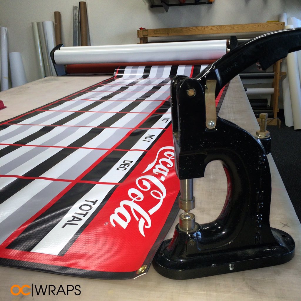 WrapsVinyl's tweet photo. We make banners too! #cocacola #banner #marketing #ocwraps https://t.co/PYtDuanKl5