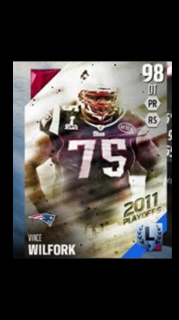 ProblemWright's tweet image. 98 OVR Wilfork XB1 giveaway!!! RT and follow me and @MUTGuru !!! #theTakeover