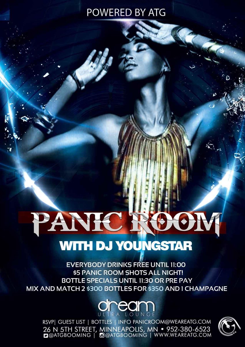 misslizzymae's tweet photo. Panic room Friday's @DreamMpls with @DjEnferno33 !! https://t.co/YgxI5Qjfxl