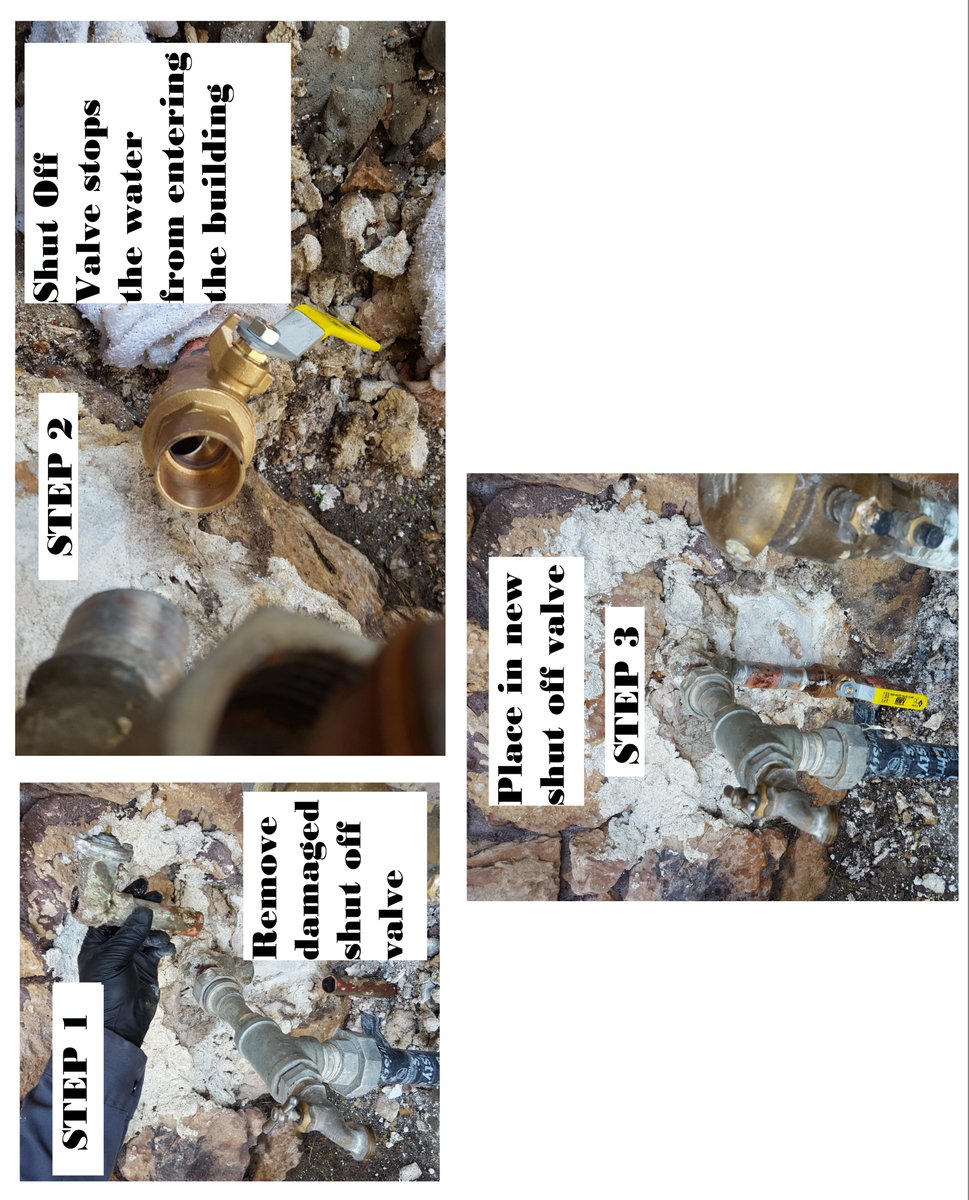 GetARMS's tweet image. Repairing damaged shut off valve #getarms #plumber #solanocounty