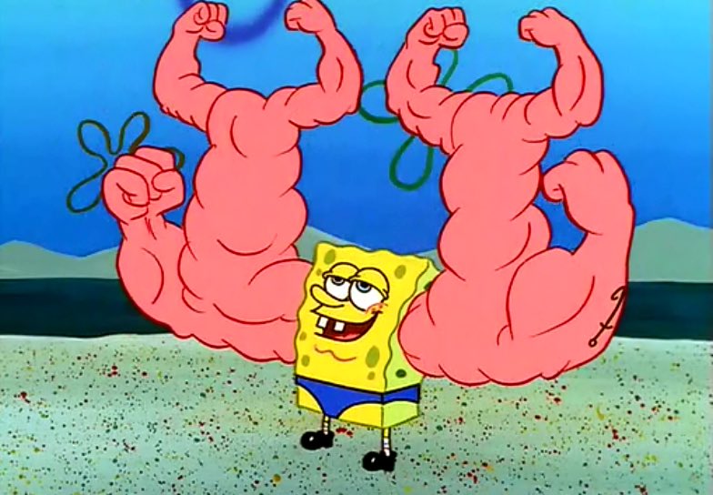 sbc_sam's tweet photo. Leaving the gym feeling like #musclebobbuffpants https://t.co/yWYc9de5so