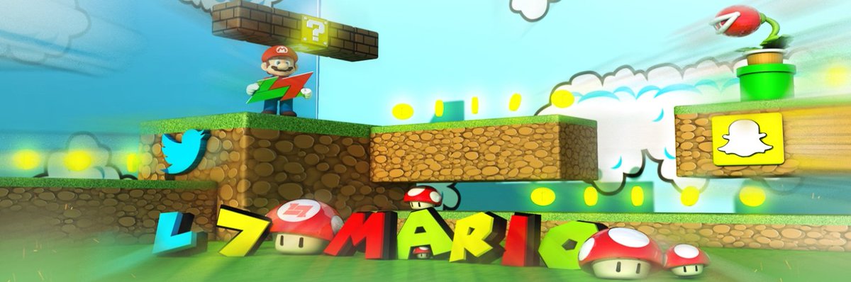 SnowGraphix's tweet image. Finished Twitter header for @L7Mario_ 
Ops, RT and Favs appreciated !
@GFX_Alert @GFXSTA