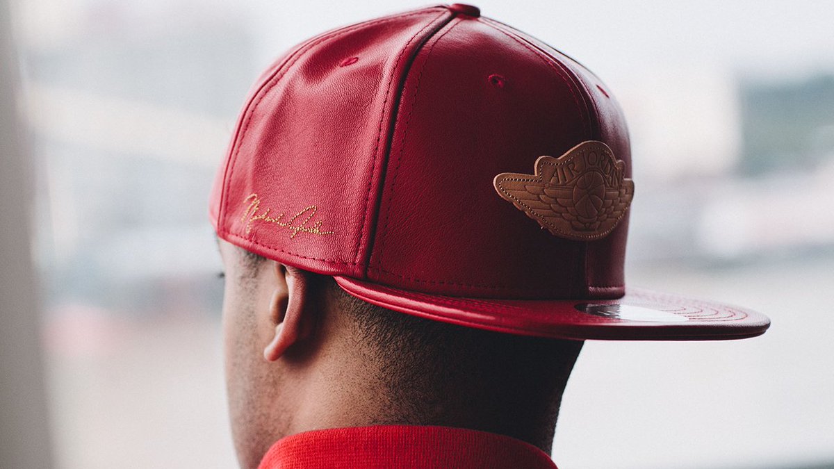Jumpman23's tweet photo. With the hat to match. 

The Jordan x Just Don collection drops tomorrow: https://t.co/hbsgIgrT2Y. https://t.co/5rerETpSyn