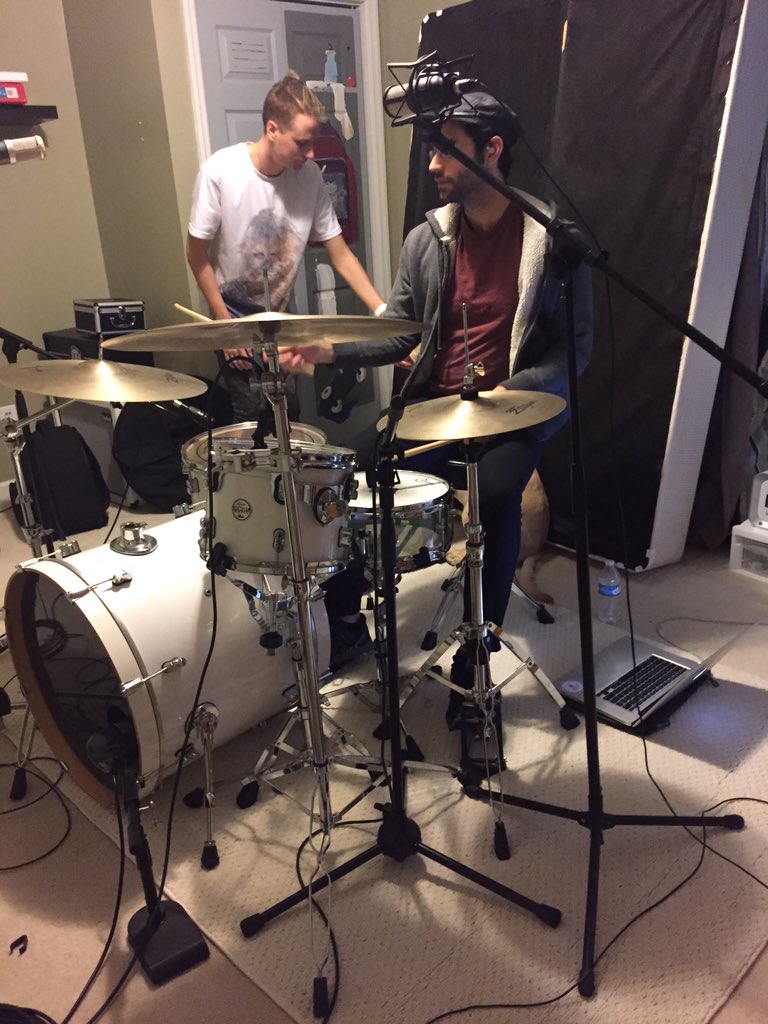bwsbandofficial's tweet photo. Drums are tracked! What should we name our Ep? https://t.co/NSpuioiMiS