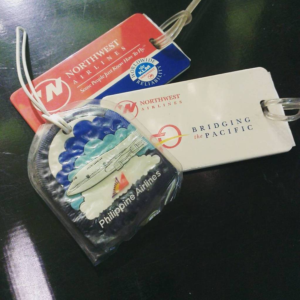 DeltaBravo33's tweet photo. Instagram : by jetsetexpress - #PhilippineAirlines #NorthwestAirlines #bagtags #avgeek #AMCPh https://t.co/mMUAol2nV5