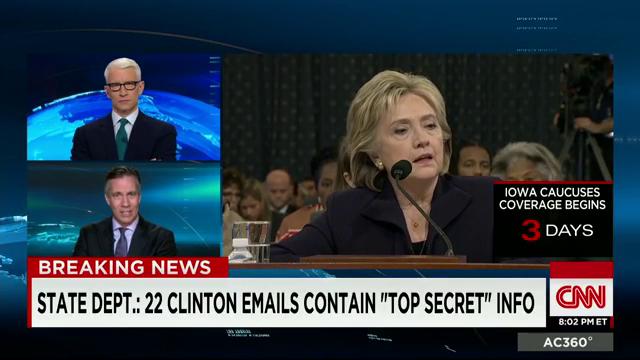 AC360's tweet image. .@FBI "may still recommend indictment for this” @jimsciutto on @HillaryClinton’s e-mails. cnn.it/1P2WGew