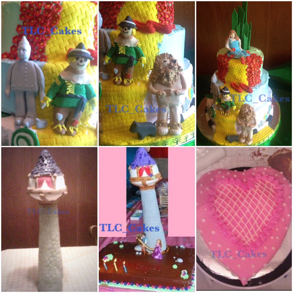 IMTLC_Cakes's tweet photo. Wizard of Oz cake, Tangled & Mother's Love cake. #cakes #TLCCakes https://t.co/tBtXBlSHON