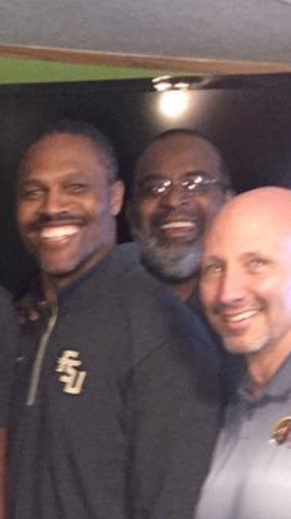 Tom_A_Hawk_'s tweet photo. Shout out to Keith Gavin for making these coaches smile like crazy fools! Lol😃 #TheyHappy #Tribe16Takeover https://t.co/yeZQng5HtY