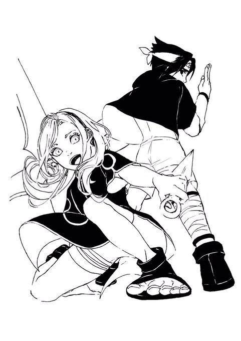 今日はこの子達をどうにかします〜〜
カット用サスサクちゃん 