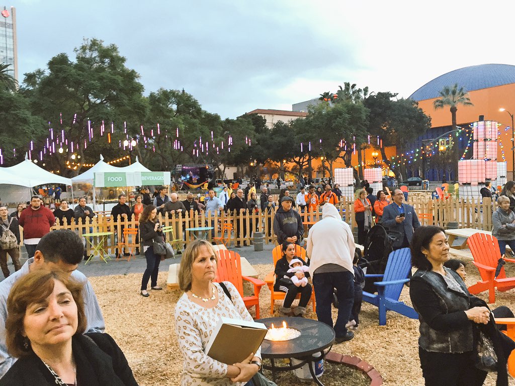DannyHarris_TA's tweet photo. Come see new & improved #PlazadeCesarChavez! Amazing group effort w/ @knightfdn @Adobe @GroundswellDG @SJCityParks https://t.co/RukRo7amTT