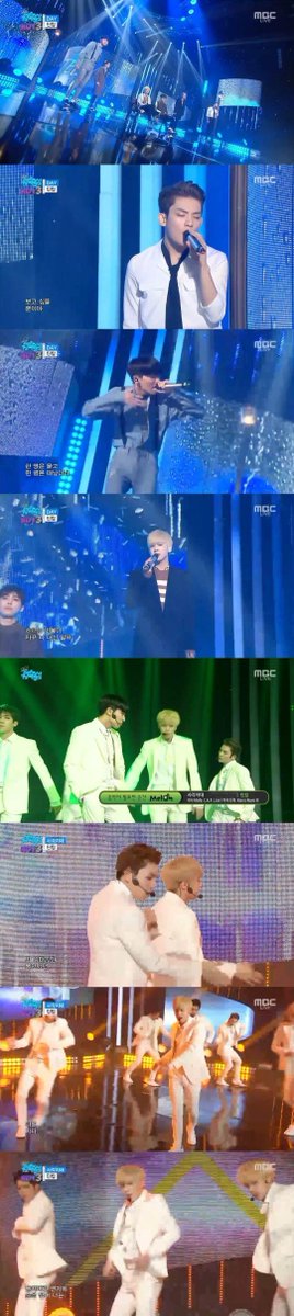 TEEN_TOP's tweet photo. '음악중심' 틴탑 팬들 요청에 화답…남친룩 의상 입고 'DAY' 열창 (출처 : 엑스포츠뉴스 | 네이버 TV연예) https://t.co/ddkM5OxSBx https://t.co/dWYf0b7X1G