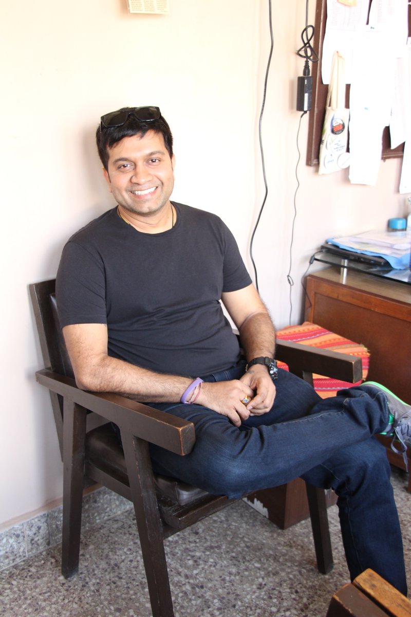 ZGconference's tweet photo. @rajkurup has arrived for his talk - 'Finding Creativeland' at @ZGconference #Day2 #Zeticon https://t.co/4KpFNbP6Az